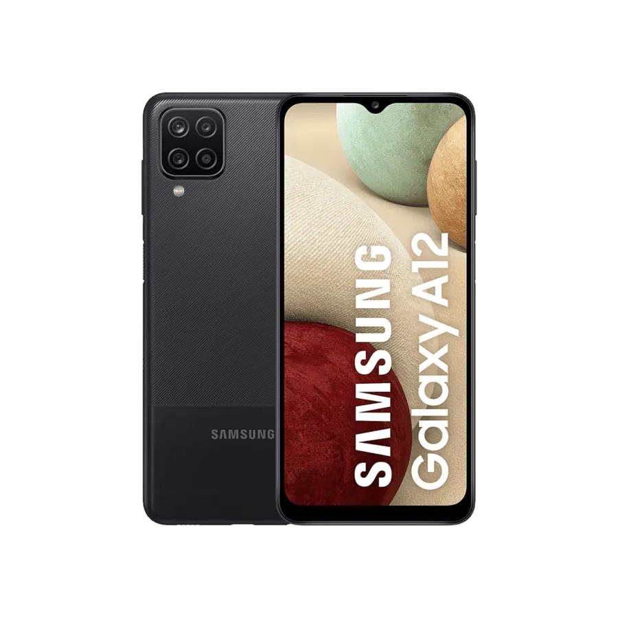 گوشی موبایل Samsung A۱۲ Nacho (A۱۲۷) ظرفیت ۱۲۸ گیگابایت رم 6 مشکی
